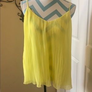 **Pleated Chiffon Camisole Top**